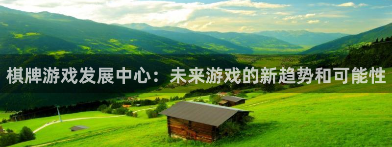 ag街机官网注册平台是什么公司：棋牌游戏发展中心：未来游戏的新趋势和可能性
